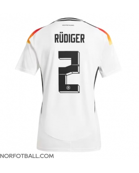 Billige Fotballdrakt Tyskland Antonio Rudiger #2 Replika Hjemmedrakt EM 2024 Kortermet